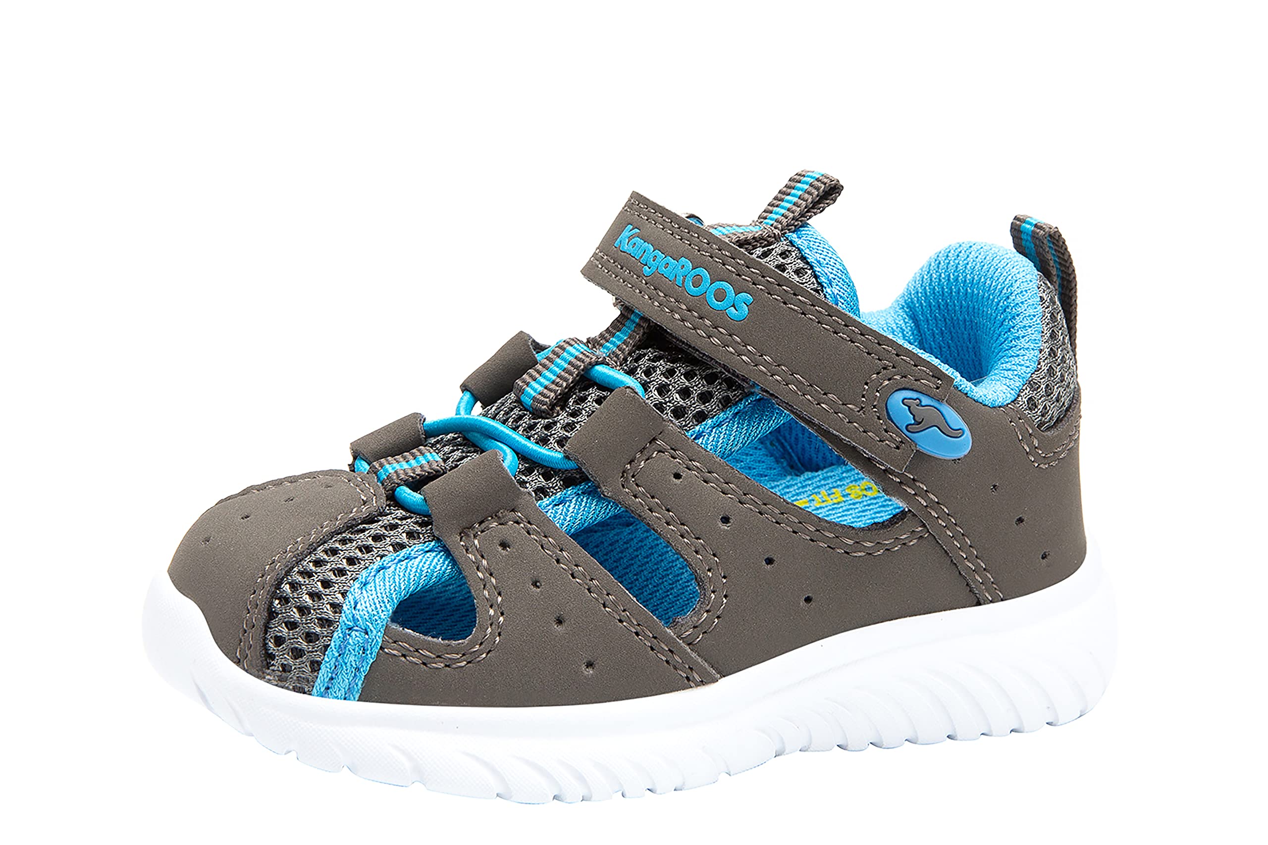 KangaROOS Unisex Kinder Ki-rock Lite Ev Sneaker, Blau Grau, 23 EU