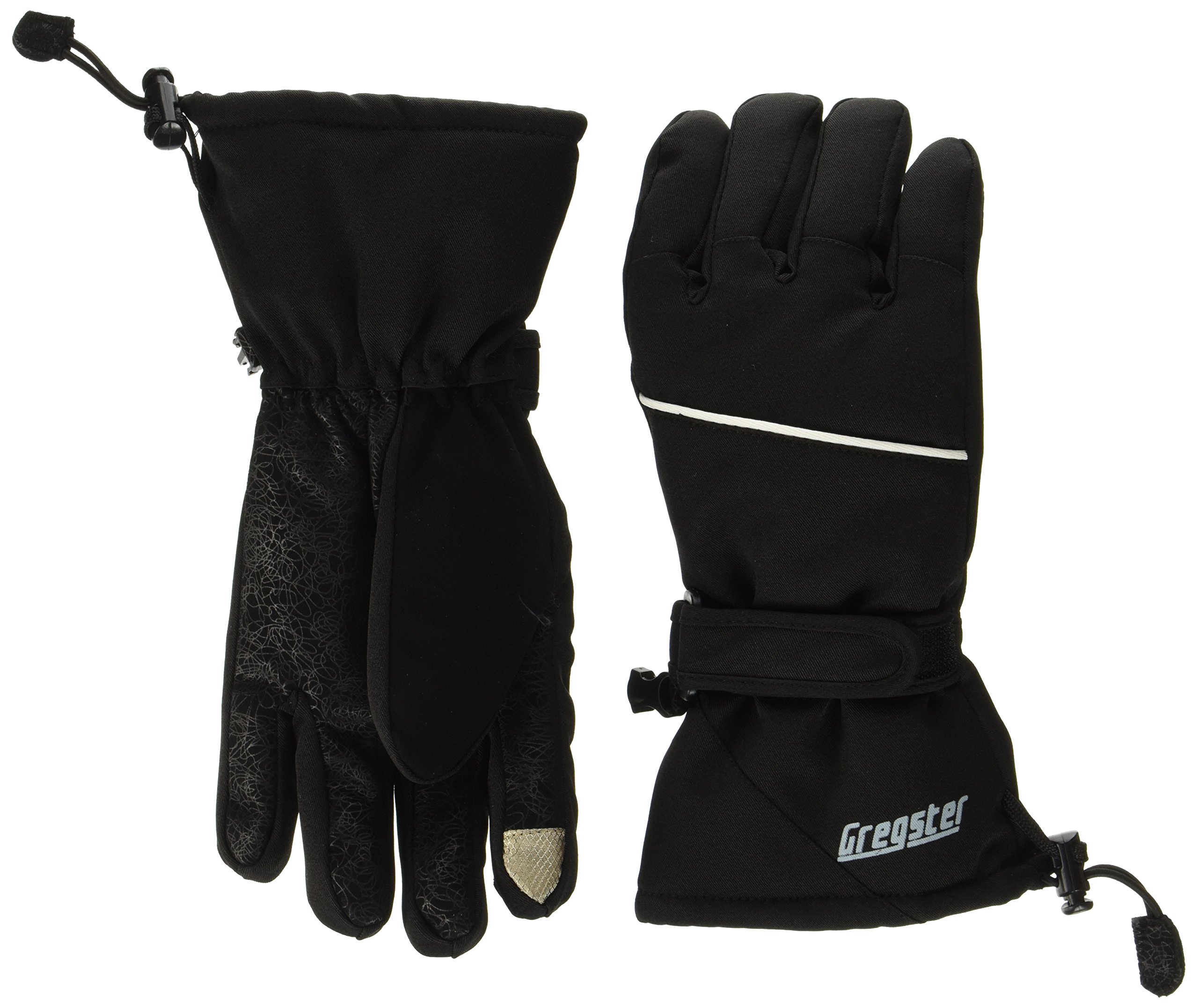 Gregster Premium Touchscreen Sports Gloves for Men with Thinsulate Thermal Insulation – For Skiing, Snowboarding, Hiking, Camping, Cycling