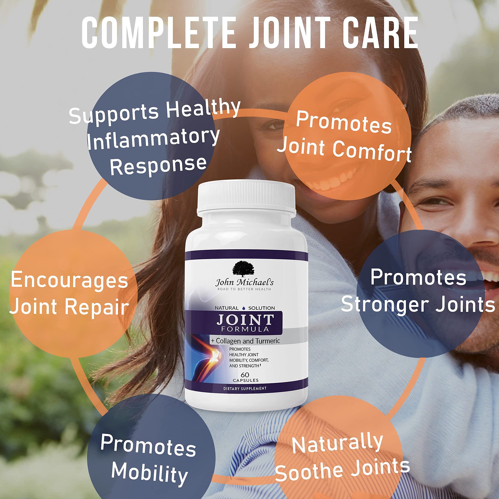 Buy Best Complete Joint Care Support, Turmeric Curcumin & Collagen