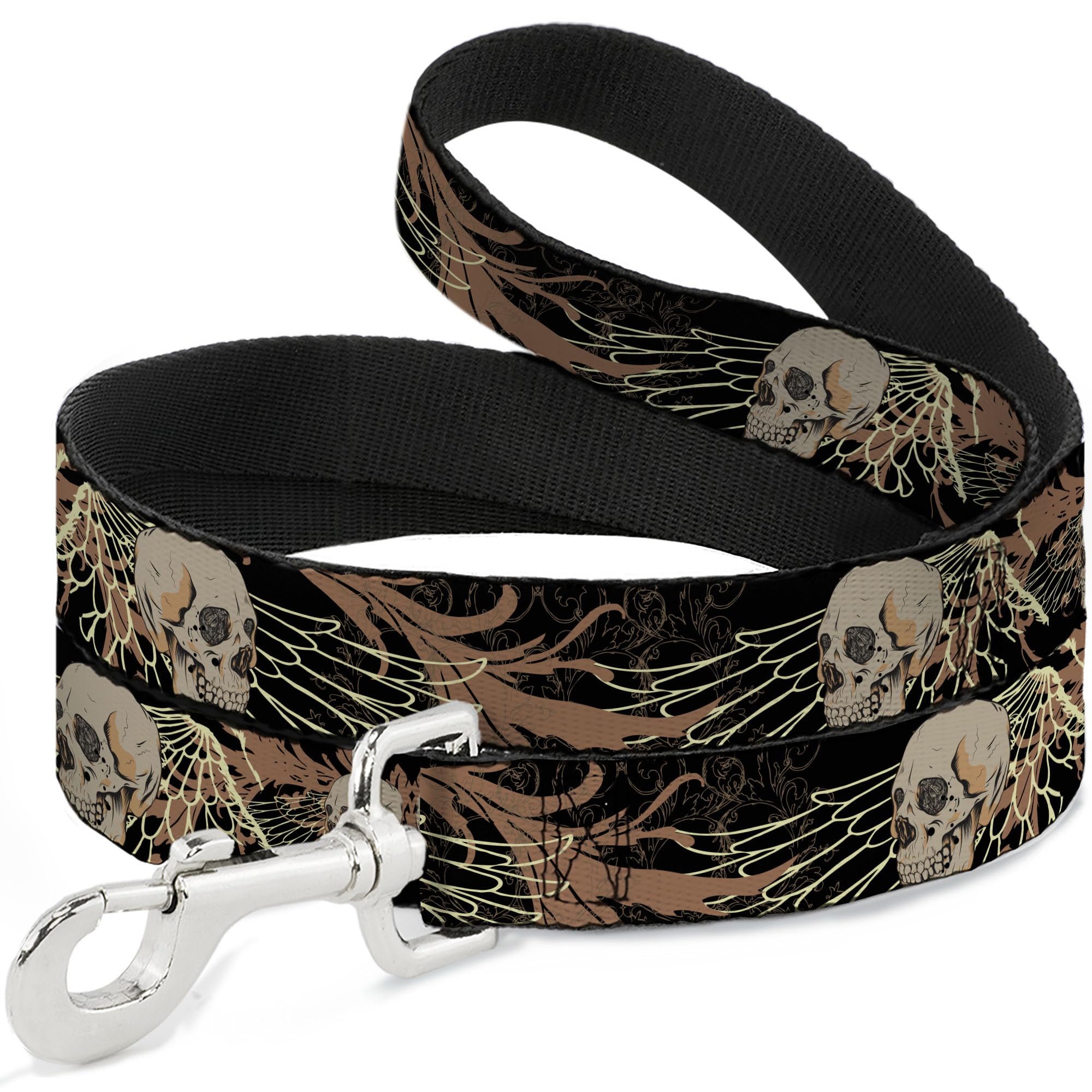 Laisse pour chien Buckle Down BD Die Rigide Tête de Mort de 1m80