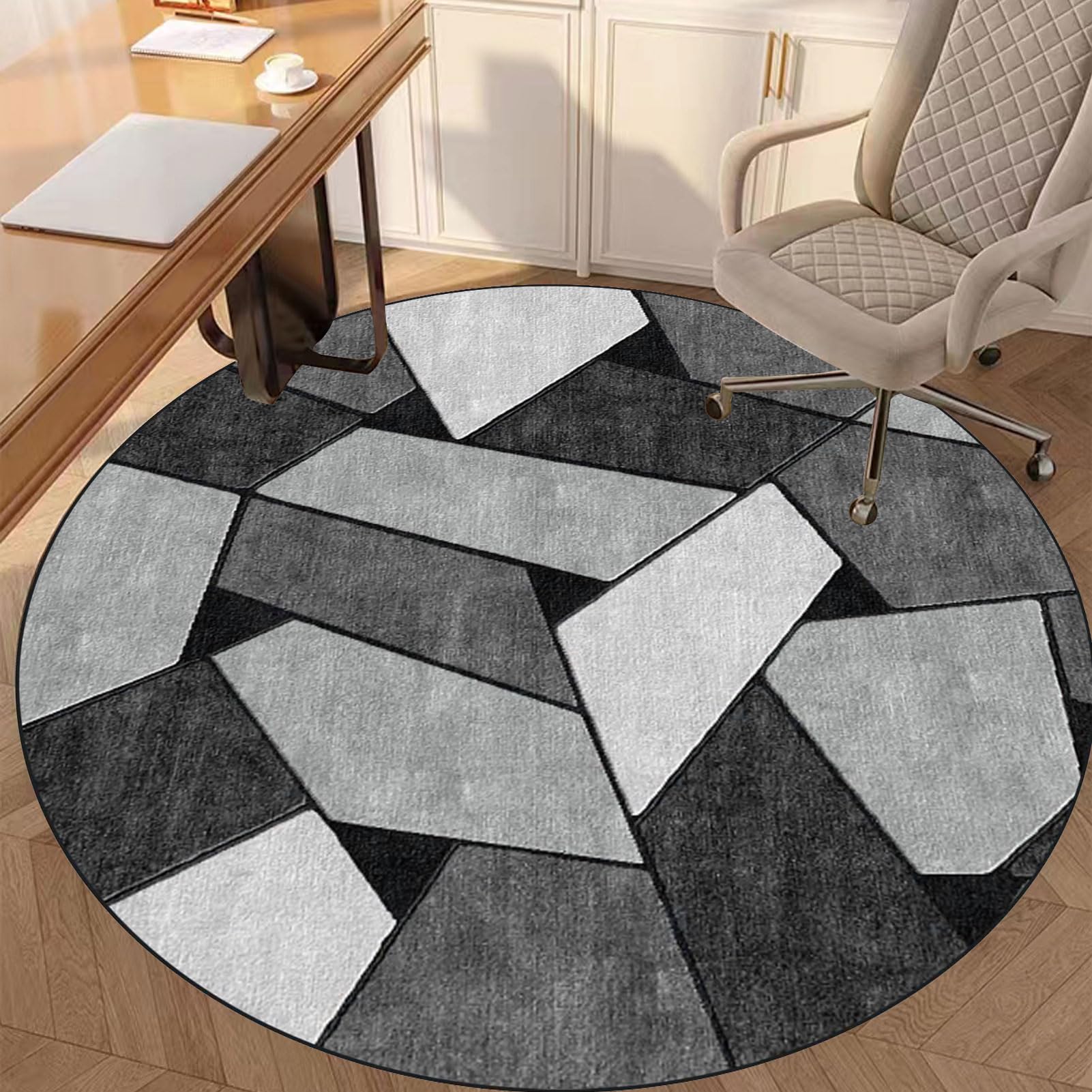 Tappeto Salvapavimento Per Sedia Ufficio 105x120 Cm - Antiscivolo, Protettivo Per Parquet E Pavimenti Duri - Foto 10