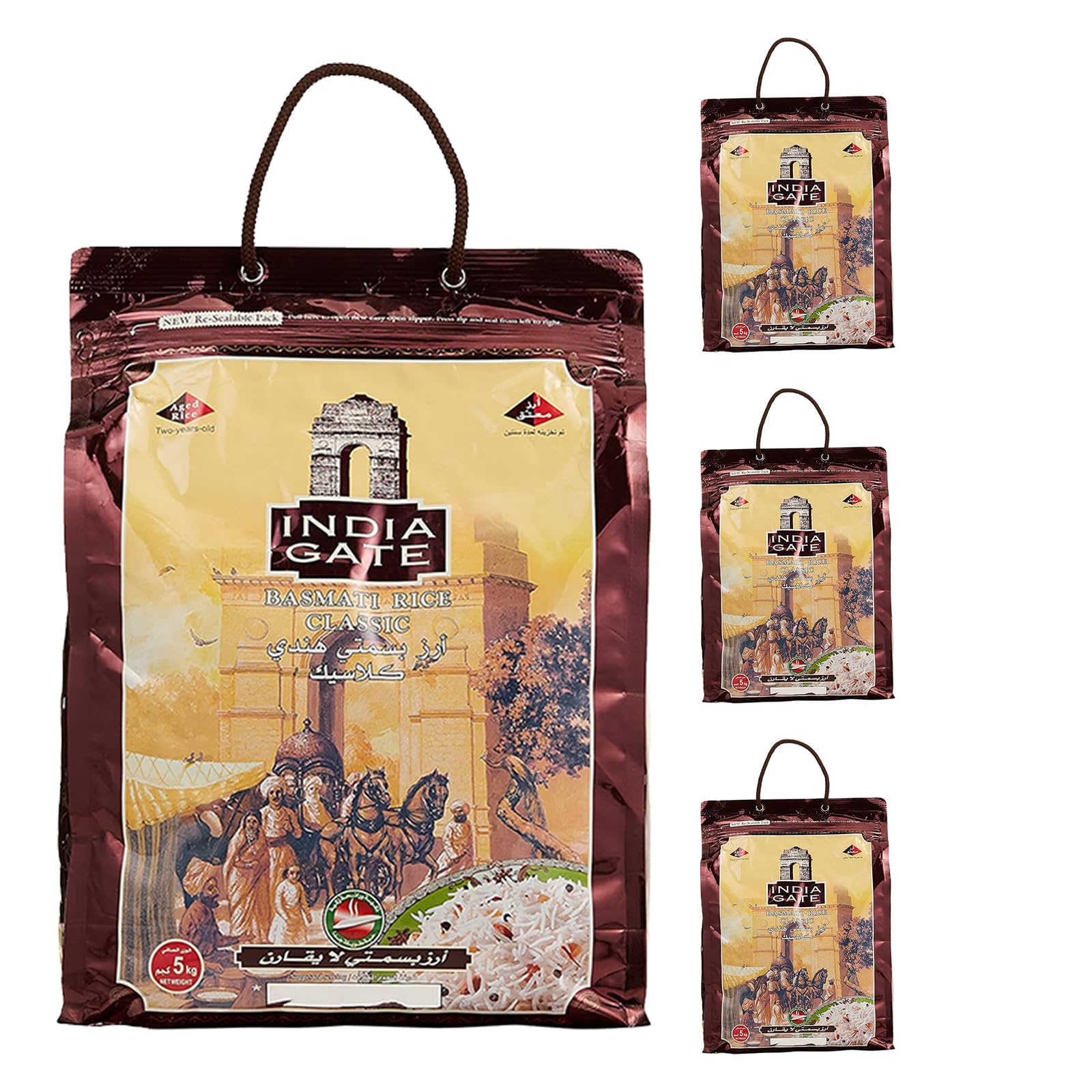 GOODNESS UAEIndia Gate Classic Basmati Rice 4 X 5 kg (20 kg) 4 Packs