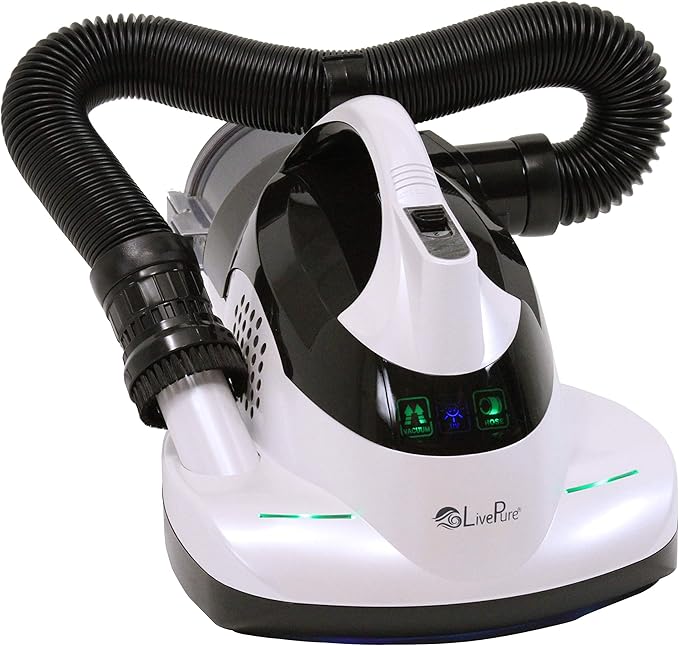 LivePure Ultramite HEPA Bed Vacuum