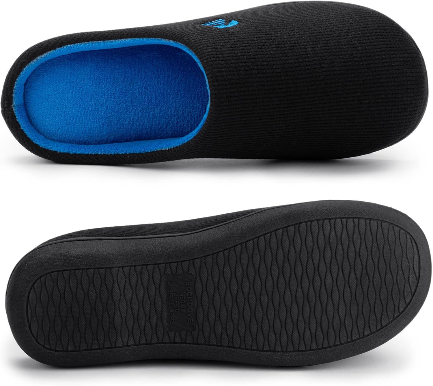 RockDove Men's Original Two-Tone Memory Foam Slipper - Image 3