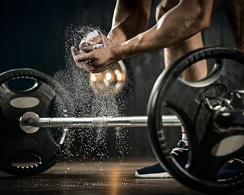Miniatura 5 de Bola de tiza, tiza para escalada en roca y gimnasia, entrenamiento de gimnasio de levantamiento de pesas, billar, bola de tiza de 2.3 onzas con
