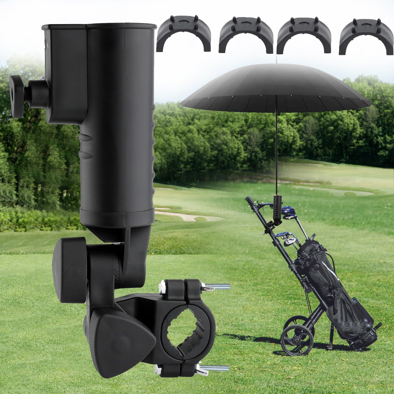 Soporte ajustable para paraguas de carrito de golf accesorio universal
