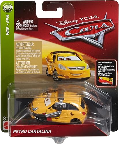 Disney Car Toys - Jefe de equipo de Miguel fundido a presión con tarjeta de accesorios