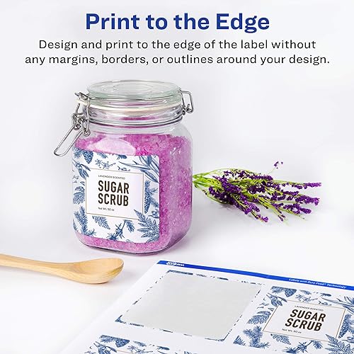 Miniatura 3 de Avery Etiquetas rectangulares impermeables duraderas con alimentación segura 475 x 375 pulgadas 100 etiquetas impermeables resistentes al aceite y