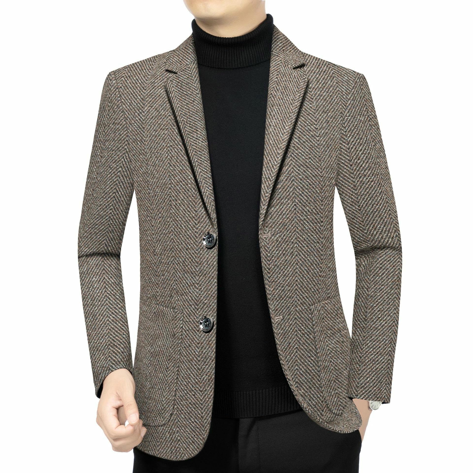 Americana informal para hombre, estilo coreano, ajustado, clásica, cómoda, de negocios, para hombre