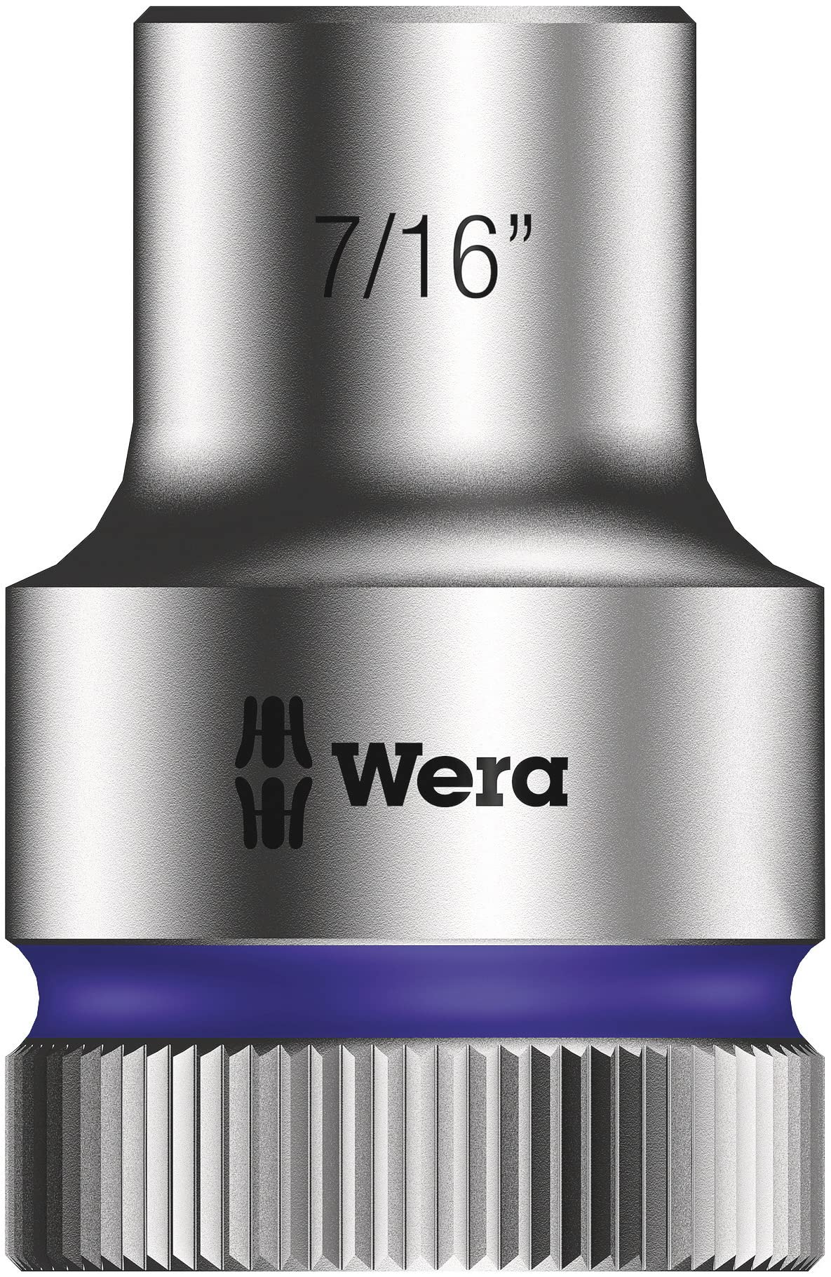 Wera 05005480001 C Imperial 1 listwa magnetyczna z nakrętkami, zestaw nasadek do kluczy nasadowych, napęd 1/2", calowa, 9-częściowa, czarna, C Imperial 1-1/2"