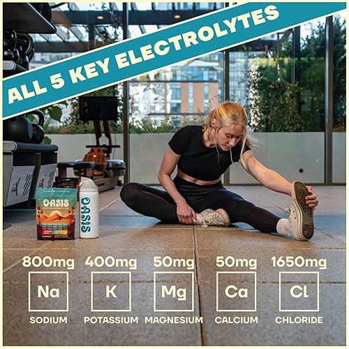 Miniatura 6 de Oasis - Polvo de electrolitos  Sin azúcar, cero calorías, paquetes de hidratación de sabor natural para entrenamiento o salir  Solución de polvo de