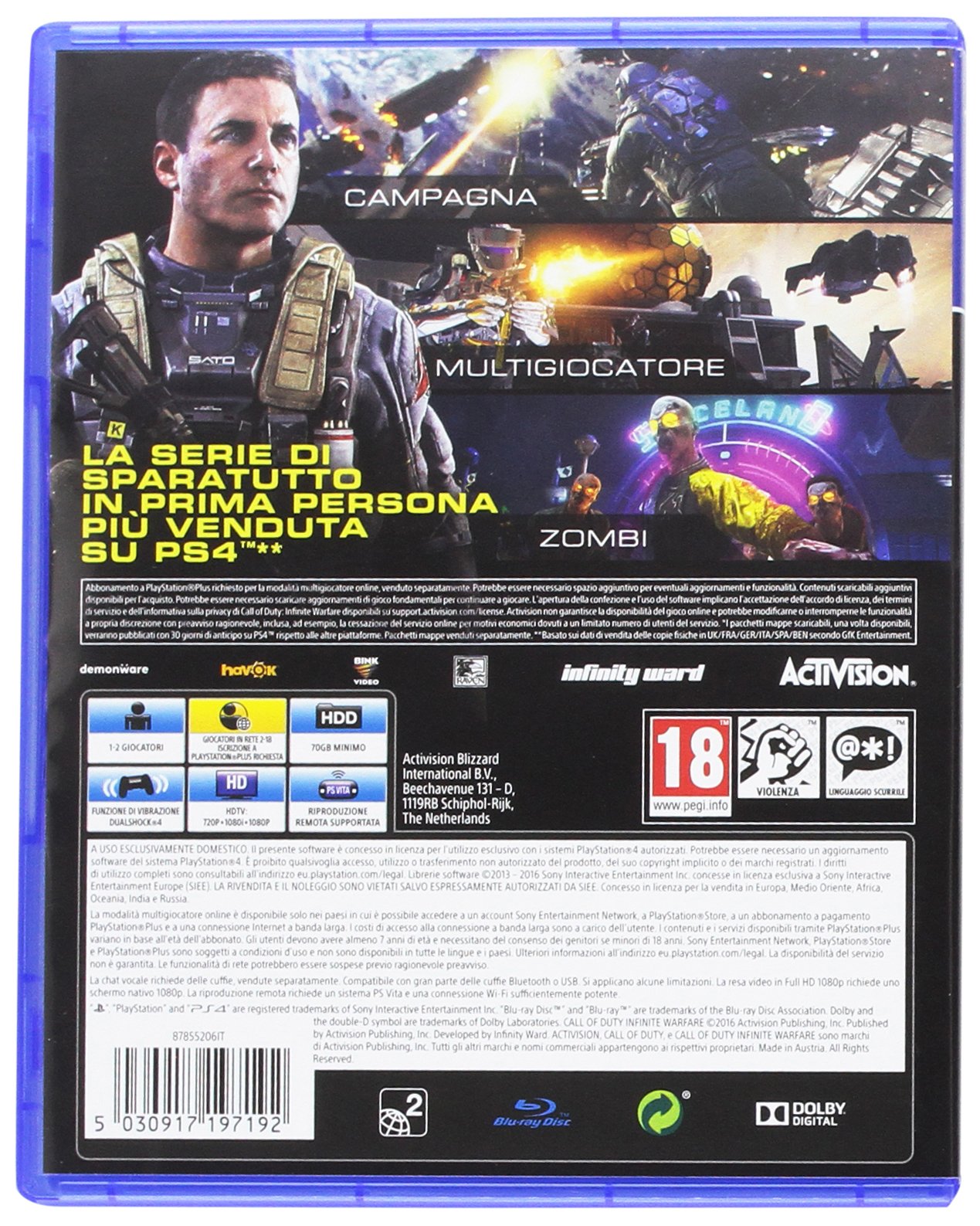 Call of Duty: Infinite Warfare - PlayStation 4