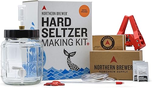 Northern Brewer - Kit de fabricación de seltzer duro sin sifón de 1 galón (naranja ombligo)