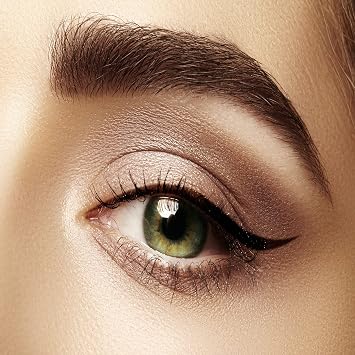 Nouba Gleaming Waterproof Eye Liner - Colorful, Long Lasting Liquid Liner with Ultra-Fine Tip, Green