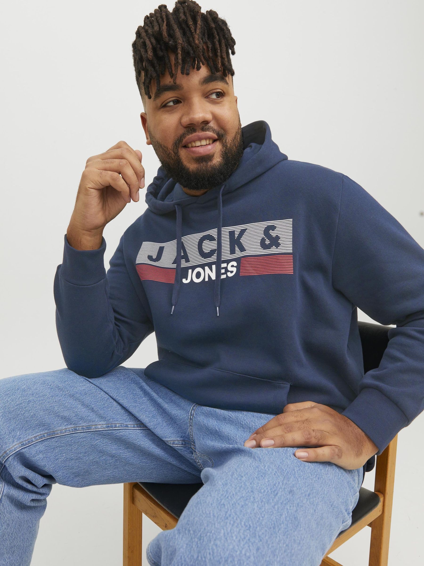 JACK & JONES Herren Jjecorp Logo Sweat Hood Noos Pls Jjecorp Logo Sweat Hood Noos Pls (1er Pack)