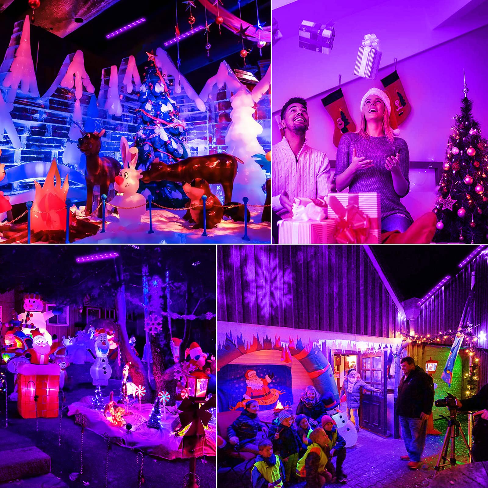 Buy Black Light LED Blacklight Bar OPPSK 2 Pack 108W UV Light Bar