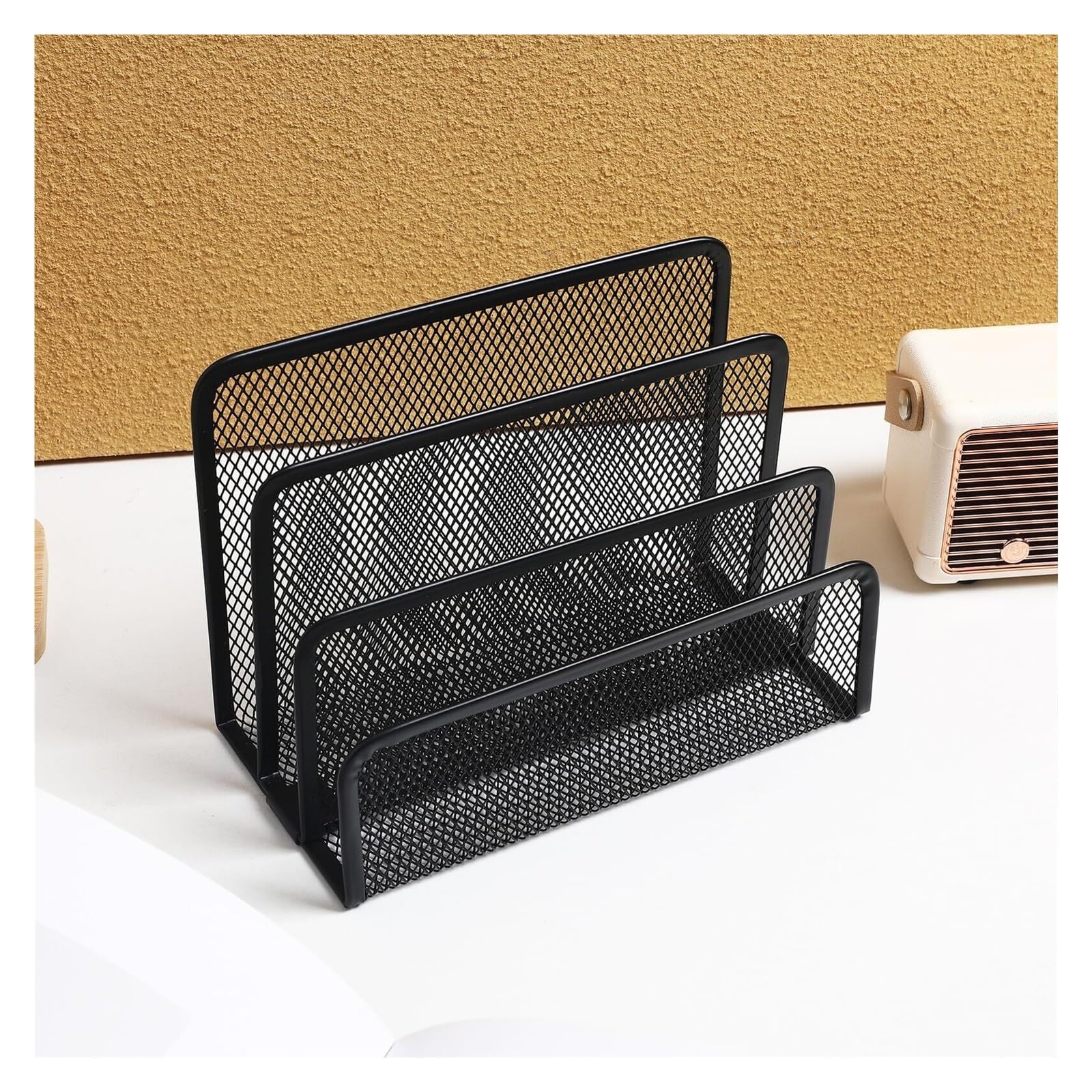 Piccolo Desktop verticale File Magazine Holder Organizer portariviste