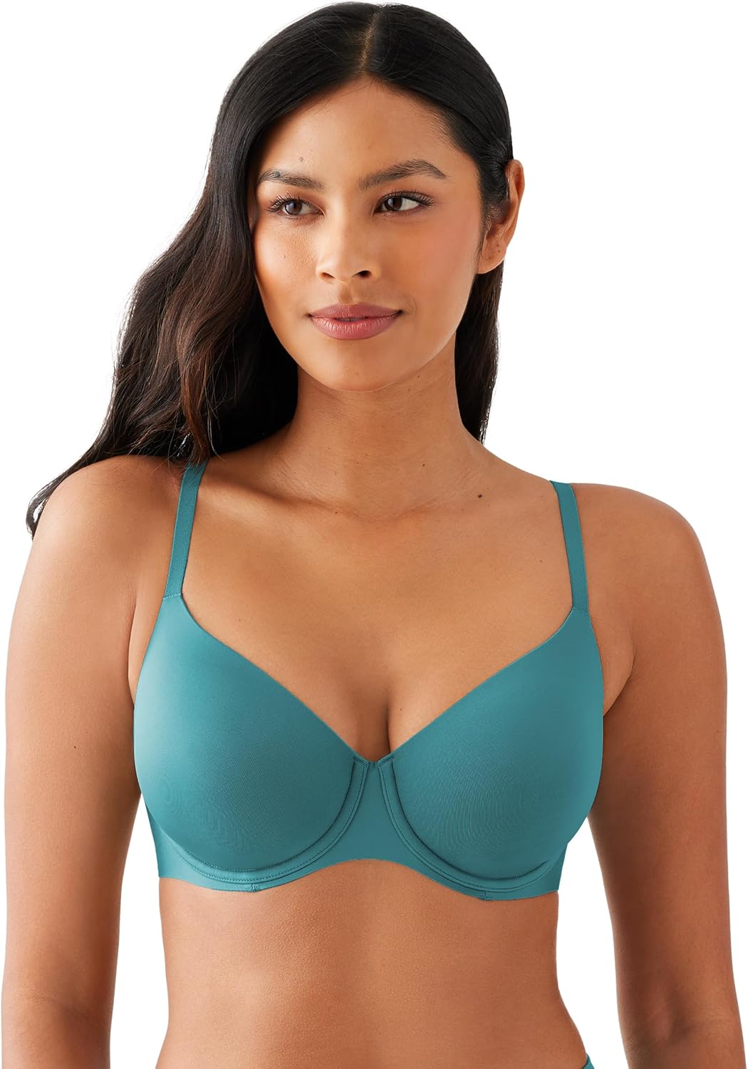 Wacoal Womens Sleek Standard Seamless Full Coverage Underwire Bra 36DDD Brittany Blue