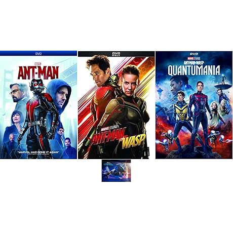 Marvel's Ant-Man & The Wasp Movie Complete Trilogy DVD Set