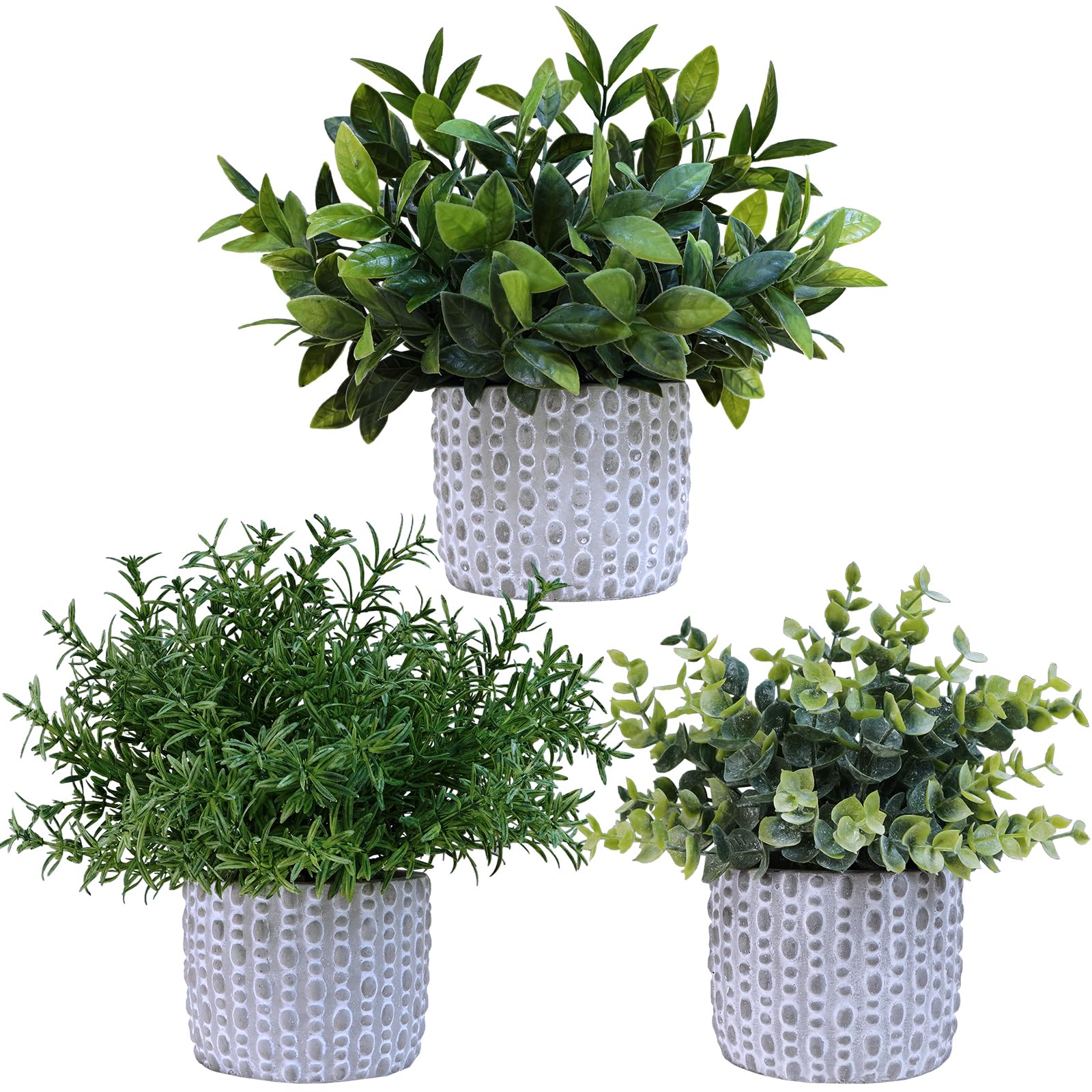 Plantes d'eucalyptus artificielles sans entretien pour pièce sombre