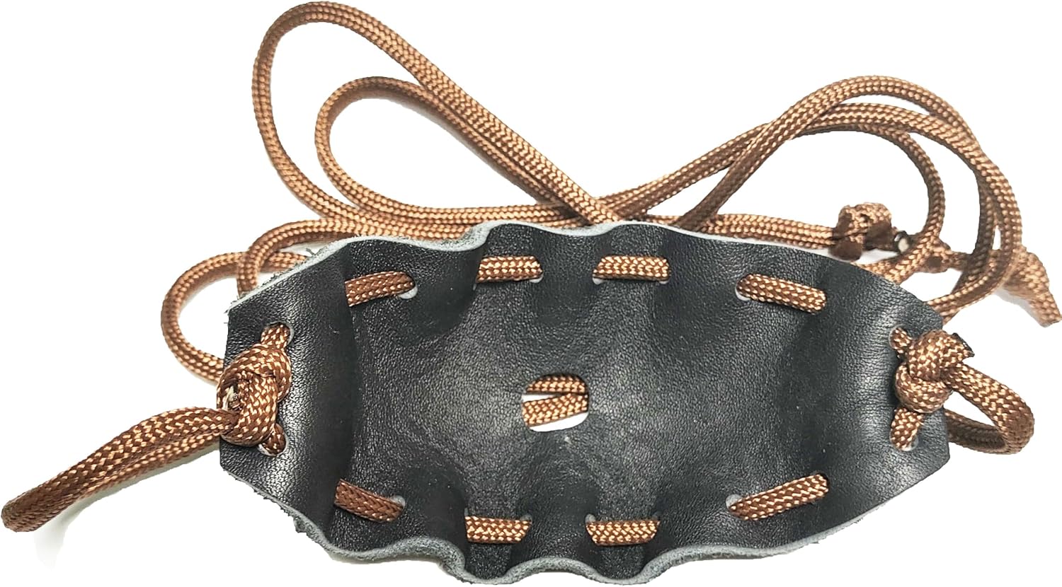 Handmade Leather Throwing Sling Old-Fashioned Slingshot Rock Sling