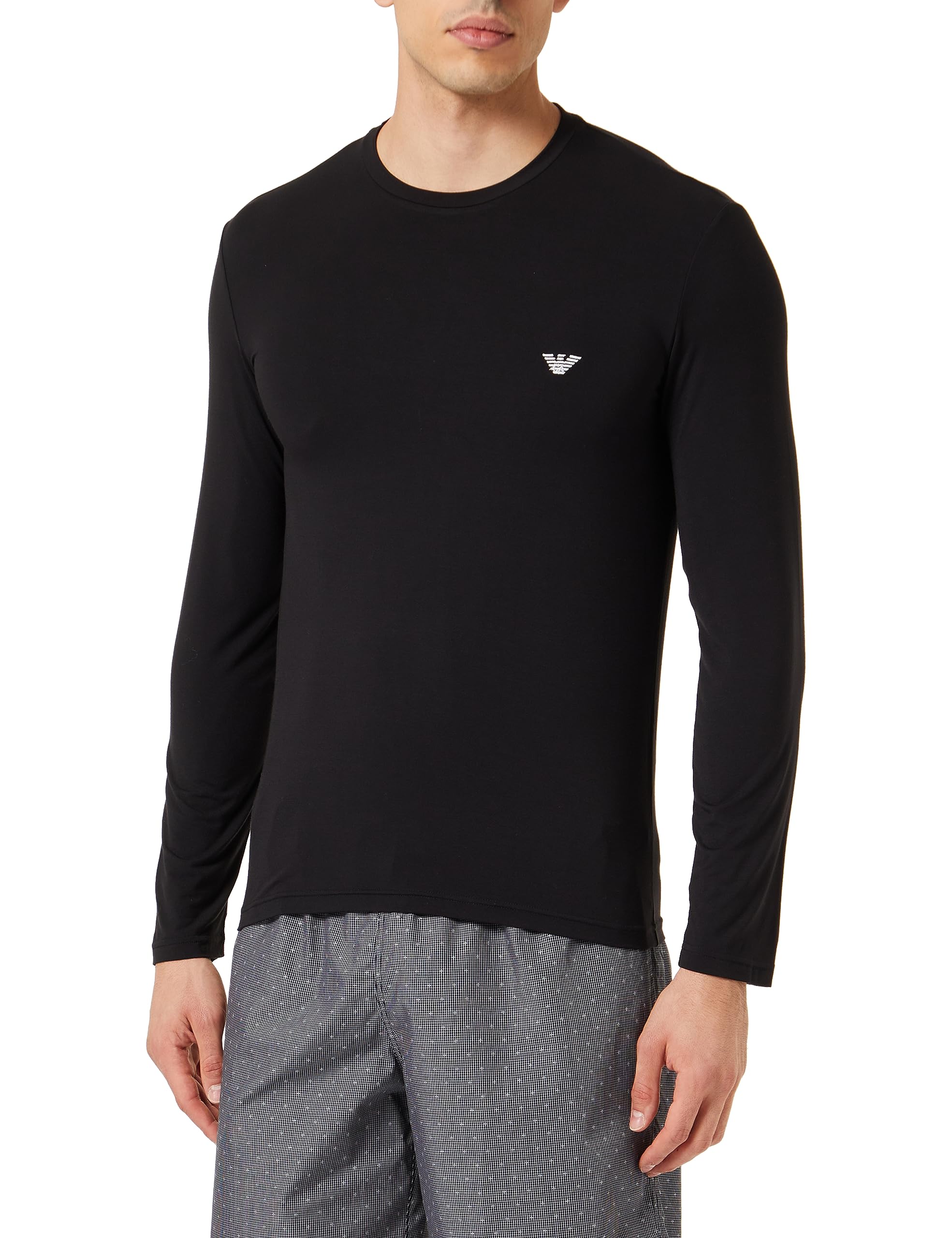 Emporio Armani Soft Modal Men's Long-Sleeved T-Shirt Camiseta Hombre (Pack de 1)