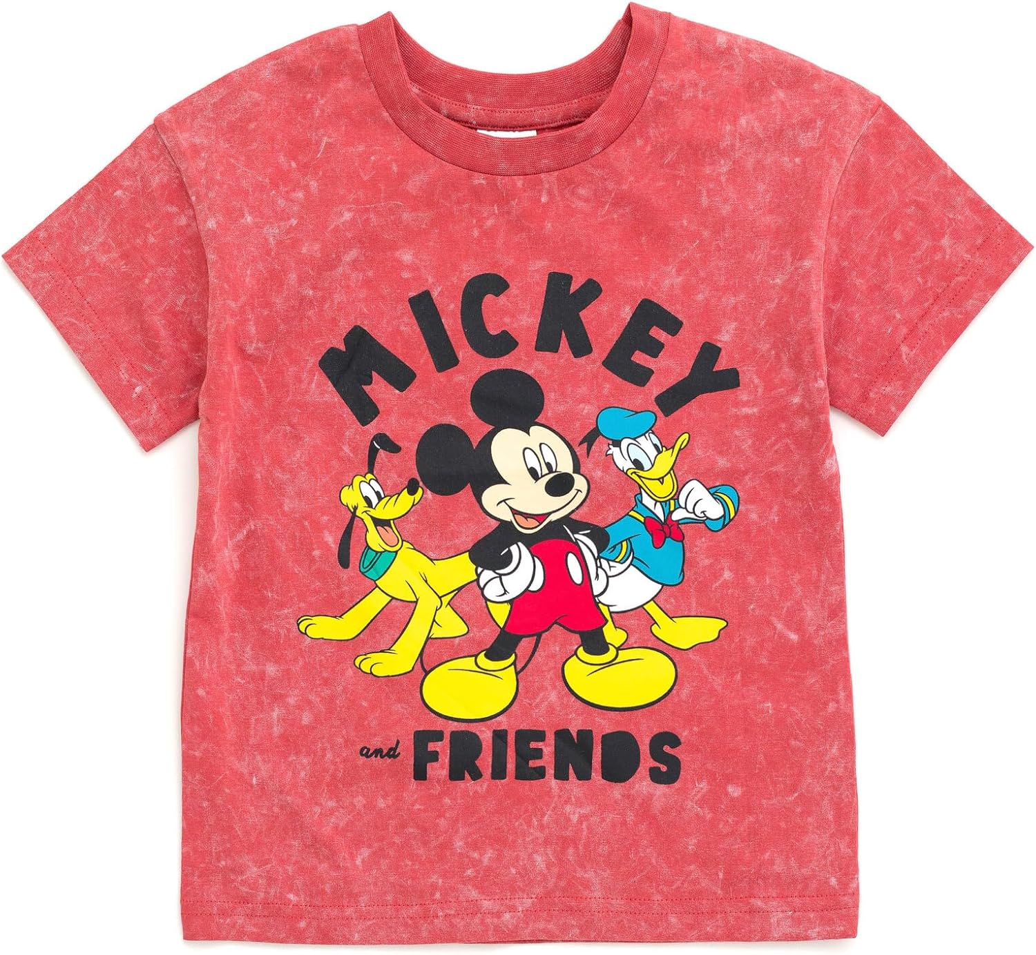 Disney Mickey Mouse Vintage Wash T-Shirt and Shorts Outfit Set Toddler to Big Kid Sizes (2T - 10-12) - Image 4