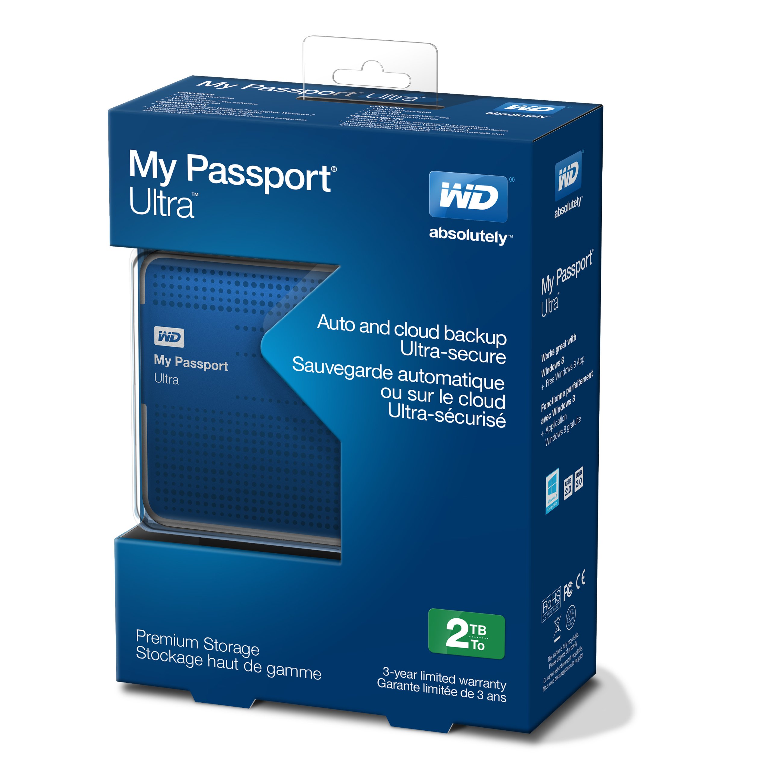 Amazon.com: Western Digital My Passport Ultra 2 TB Portable 