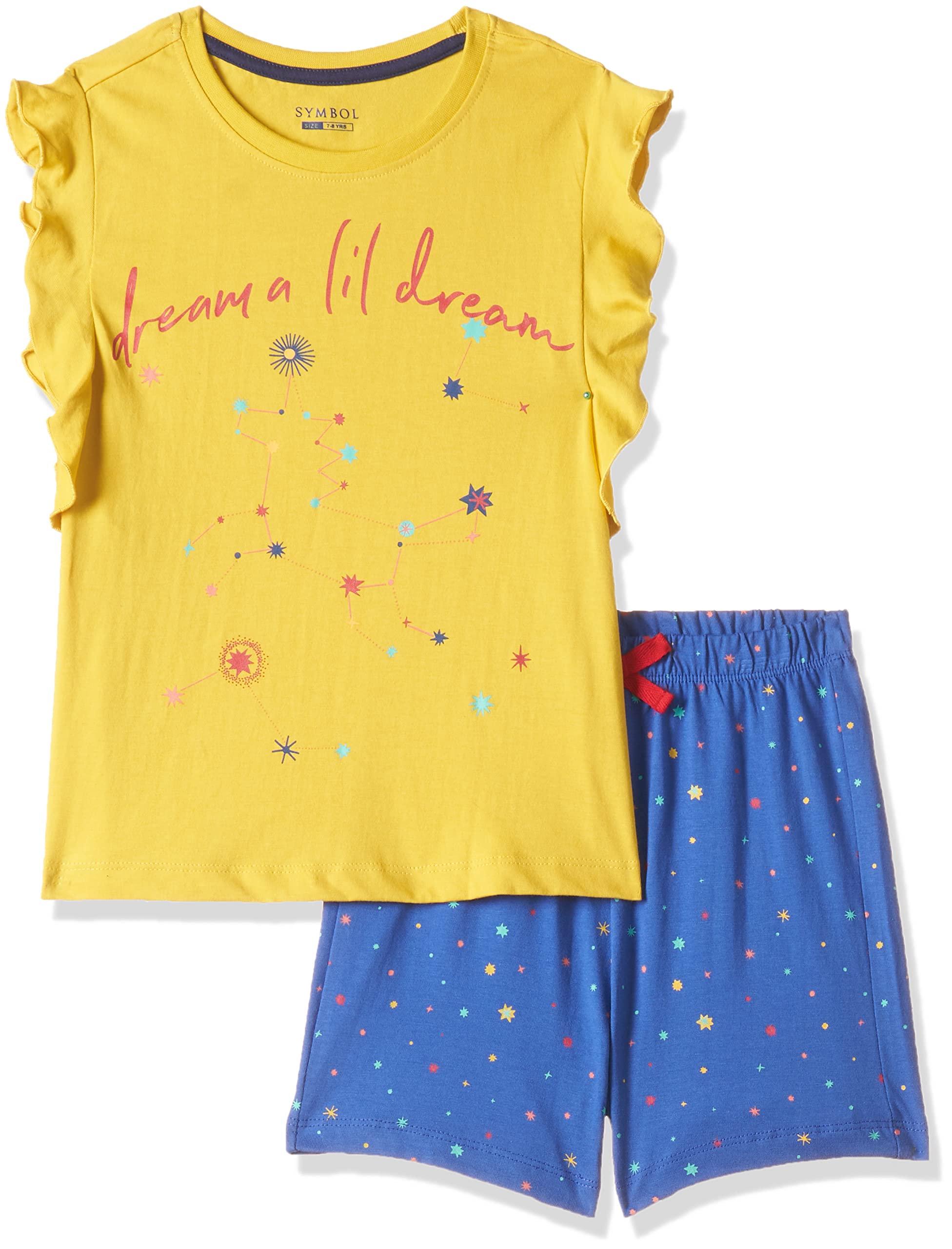 Amazon Brand - Symbol Girl's Regular Fit Pajama Top