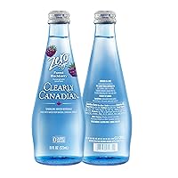 Vista 4 de Clearly Canadian Zero Sugar Forest Blackberry Sparkling Water Beverage, Zero Sugar & Zero Calories, 1 Case (12 Bottles x 325mL)
