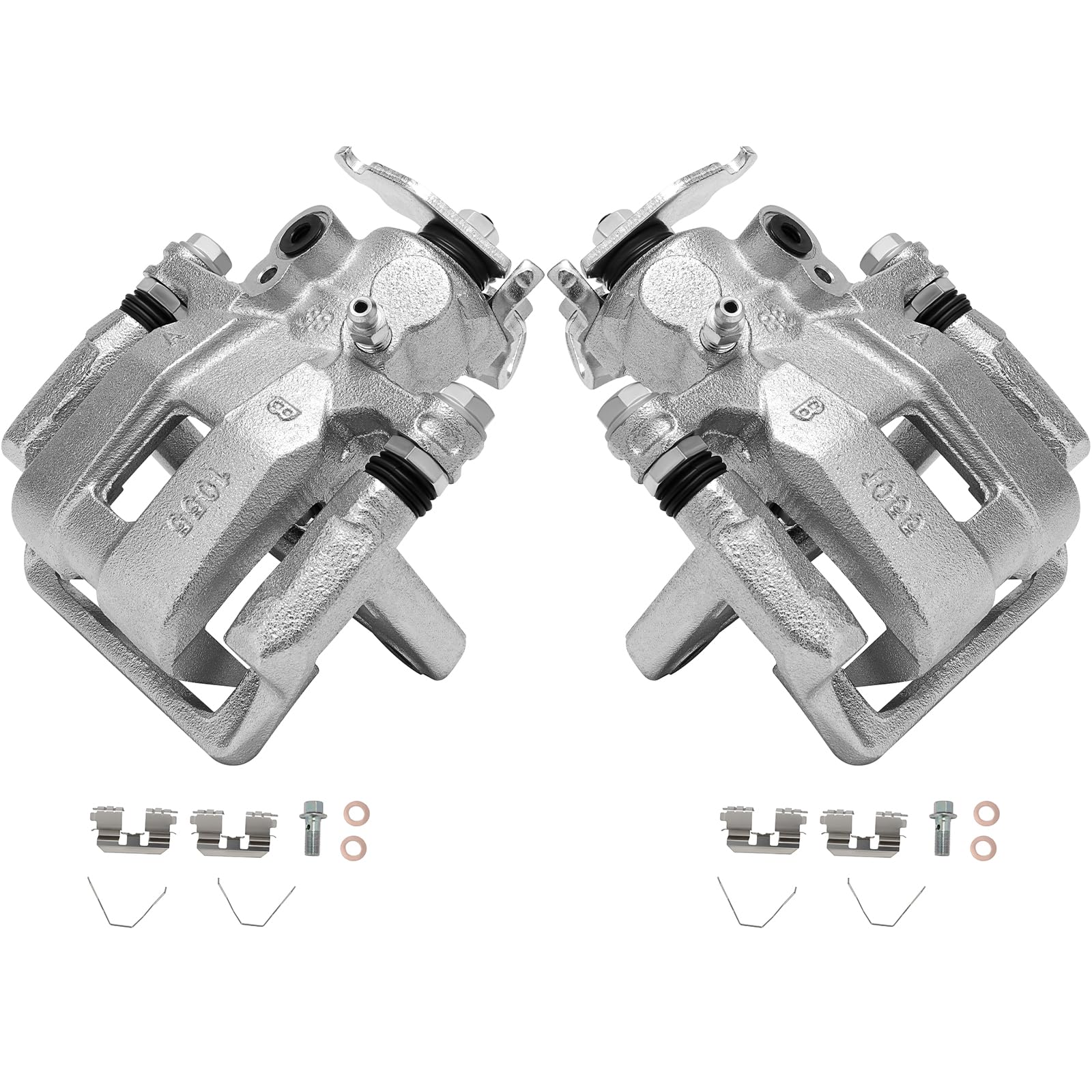 SCITOO Rear Left+Right Brake Calipers With Bracket 19B3358 19B3359 Compatible For Acura TSX 2009-2014,For Honda For Accord 2008-2012