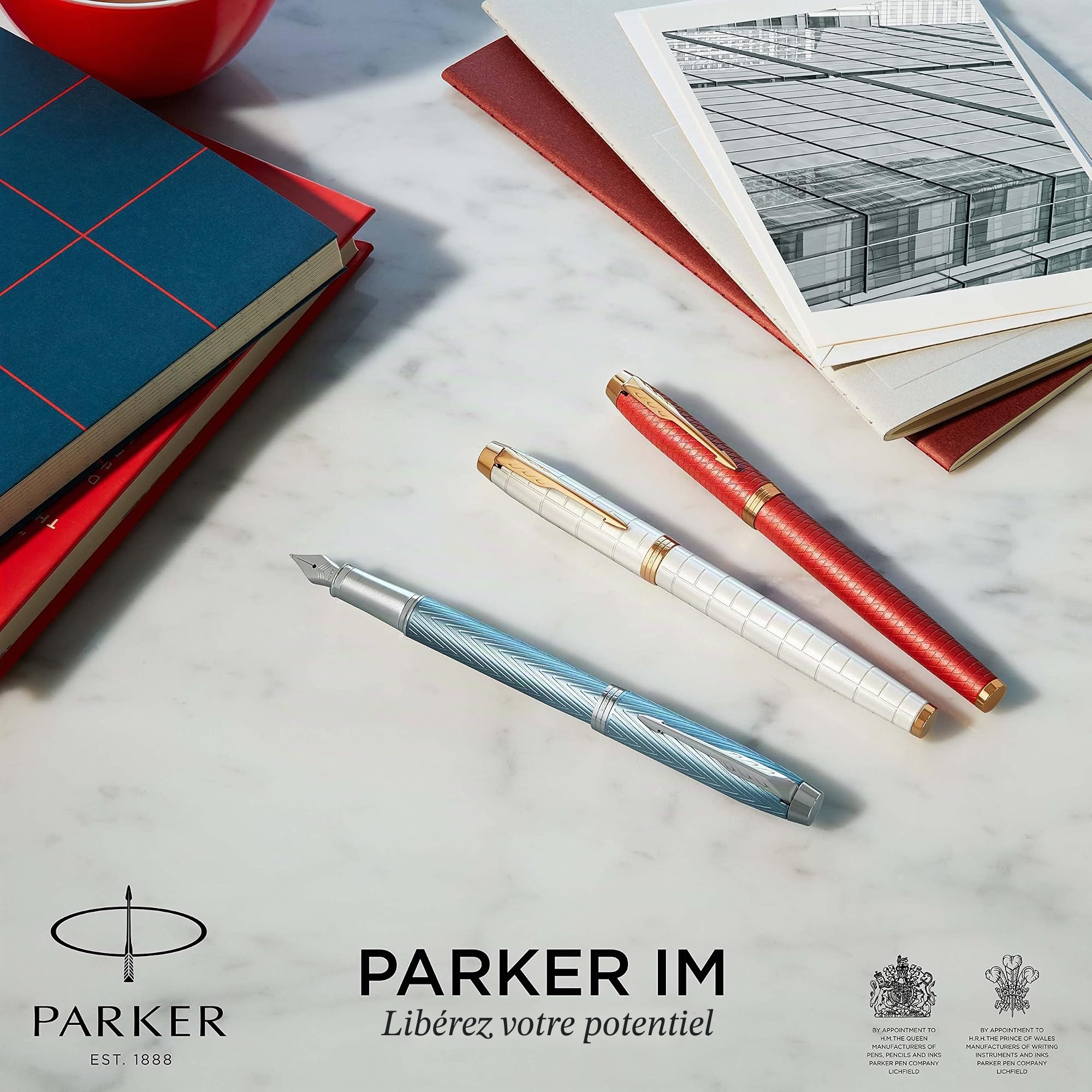 Parker IM stylo plume | noir premium | pointe fine | coffret cadeau