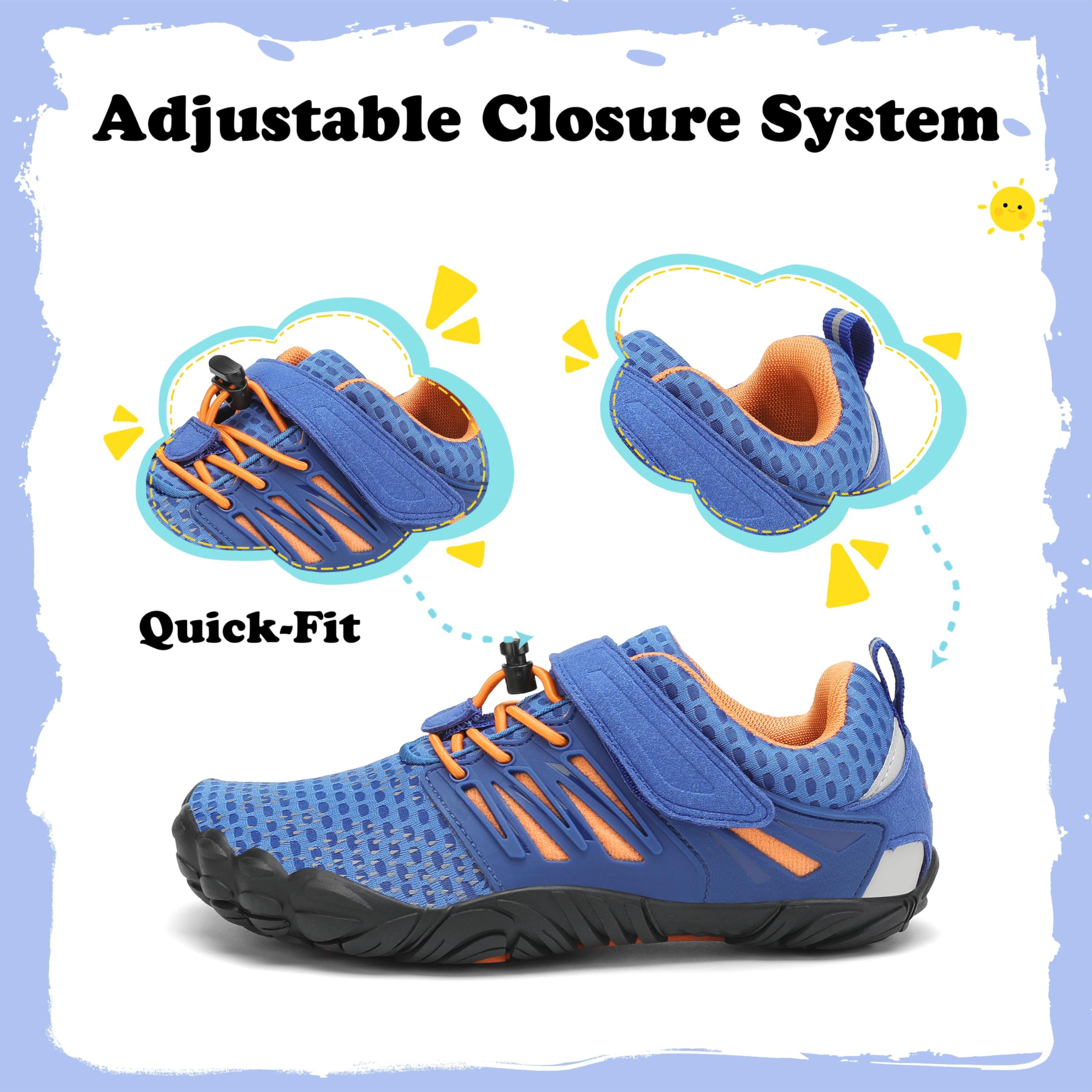 SAGUARO Niños Niña Zapatos de Agua Antideslizante Escarpines Secado Rápido 24-36 EU — view 6