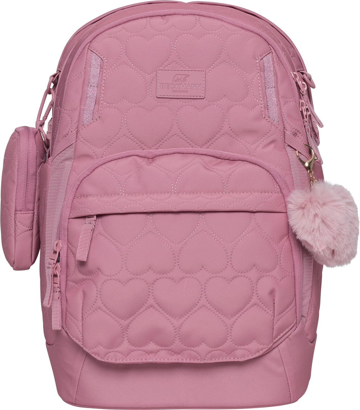 Beckmann Padded Heart Rose Sport Air School Backpack, Secondary School, Lower Stage, Intermediate Level, 30 L, Mittelgroße