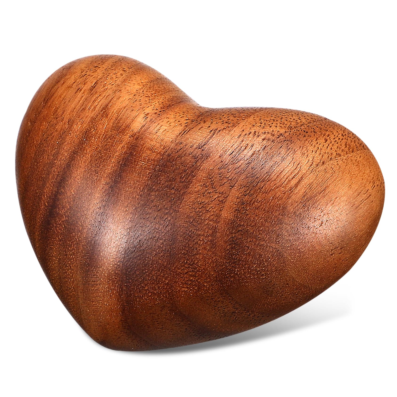 Supvox Holzkomfort Herz Aus Schwarzem Walnussbaum 2In1 Stressabbau Spielzeug Und Dekoratives Liebesherz Geschenk Für Familie Freunde 2.56X1.97X1.18In