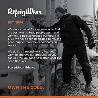 RefrigiWear Lightweight Water-Resistant Warm Insulated Softshell Jacket with Hood