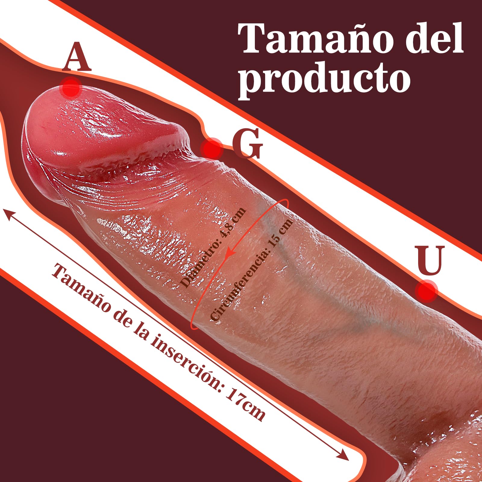 Consoladores grandes para Mujer Dildo Juguetes Sexuales Eróticos Pareja - Plug Anal Consolador Anales Réplica de Pene Realistas Hombre, Sex Toys Dildos Dobles de Silicona con Ventosa, Penes Mujeres
