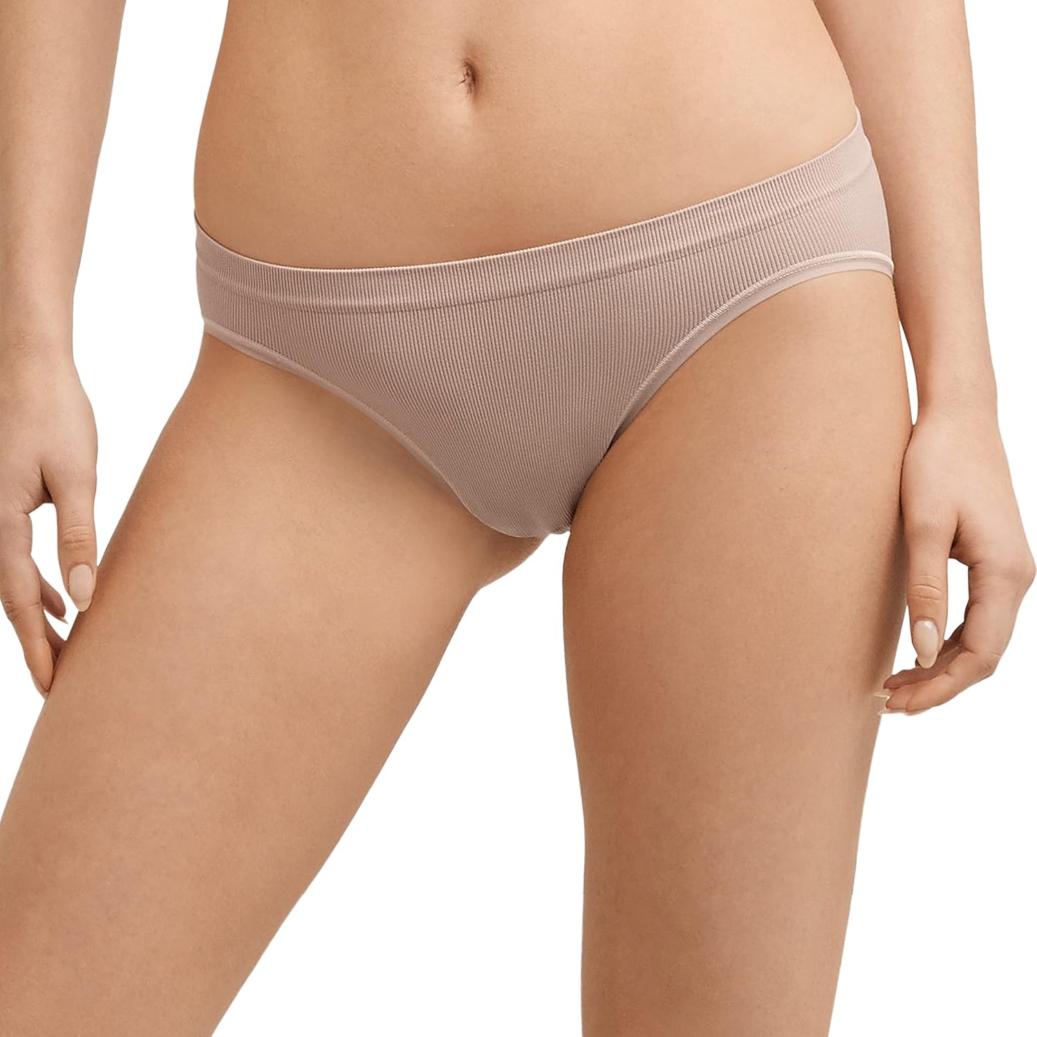 Maidenform Women's M Bikini Panty Pack, Seamless Rib Bikini Underwear for Women, 3-Pack