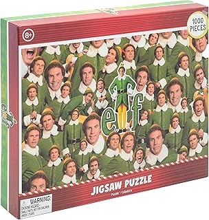 Buddy The Elf 1000 Piece Jigsaw Puzzle - Elf The Movie Christmas Puzzle - 1000 Piece Puzzle for Adults