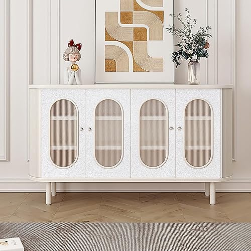 Miniatura 7 de Amiya Papel adhesivo de vinilo con purpurina plateada de 17.3 x 80 pulgadas, autoadhesivo, para pegar y despegar, papel tapiz decorativo brillante