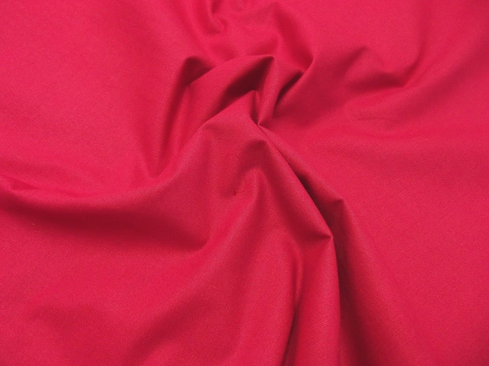 Tissu Pure Coton Uni 60 SQ Cherry en Rouleau de 10 Mètres pour Couture