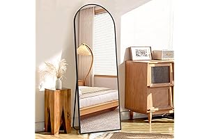 Arched Mirror Full Length 57"x20", Free Standing Leaning Mirror