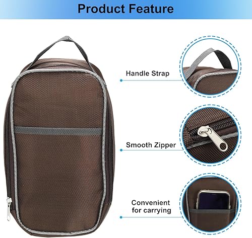 Miniatura 3 de PATIKIL Lonchera aislada de 4.7 x 4.3 x 9.1 pulgadas, tarro de alimentos aislado impermeable con bolsillo, lonchera portátil para oficina, trabajo,