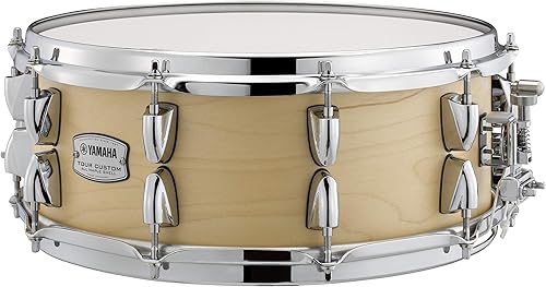 Miniatura 8 de Yamaha Tour Custom Maple 14" x 6.5" Snare Drum, regaliz satinado