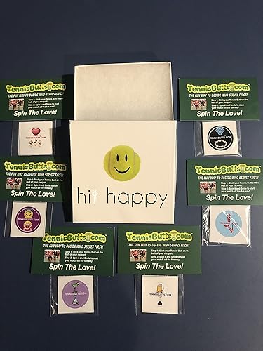 Miniatura 4 de Calcomanía de Butts  Fun Raqueta de tenis que comienza su Match apagado con un Laugh. Regalo perfecto de tenis