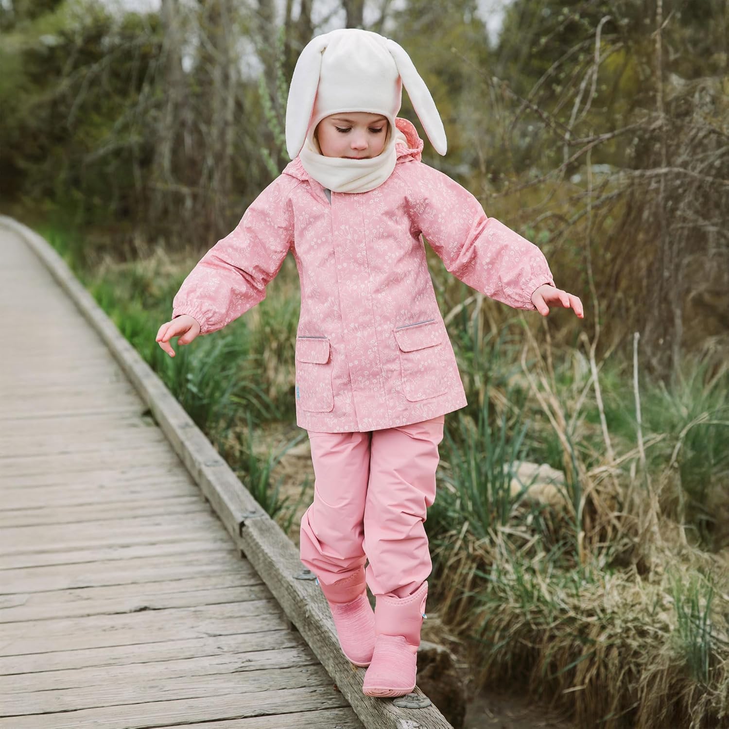 JAN & JUL Waterproof Rain Pants for Girls