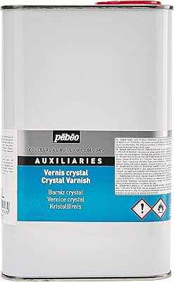 PEBEO Crystal Varnish Bottle, 1-Liter