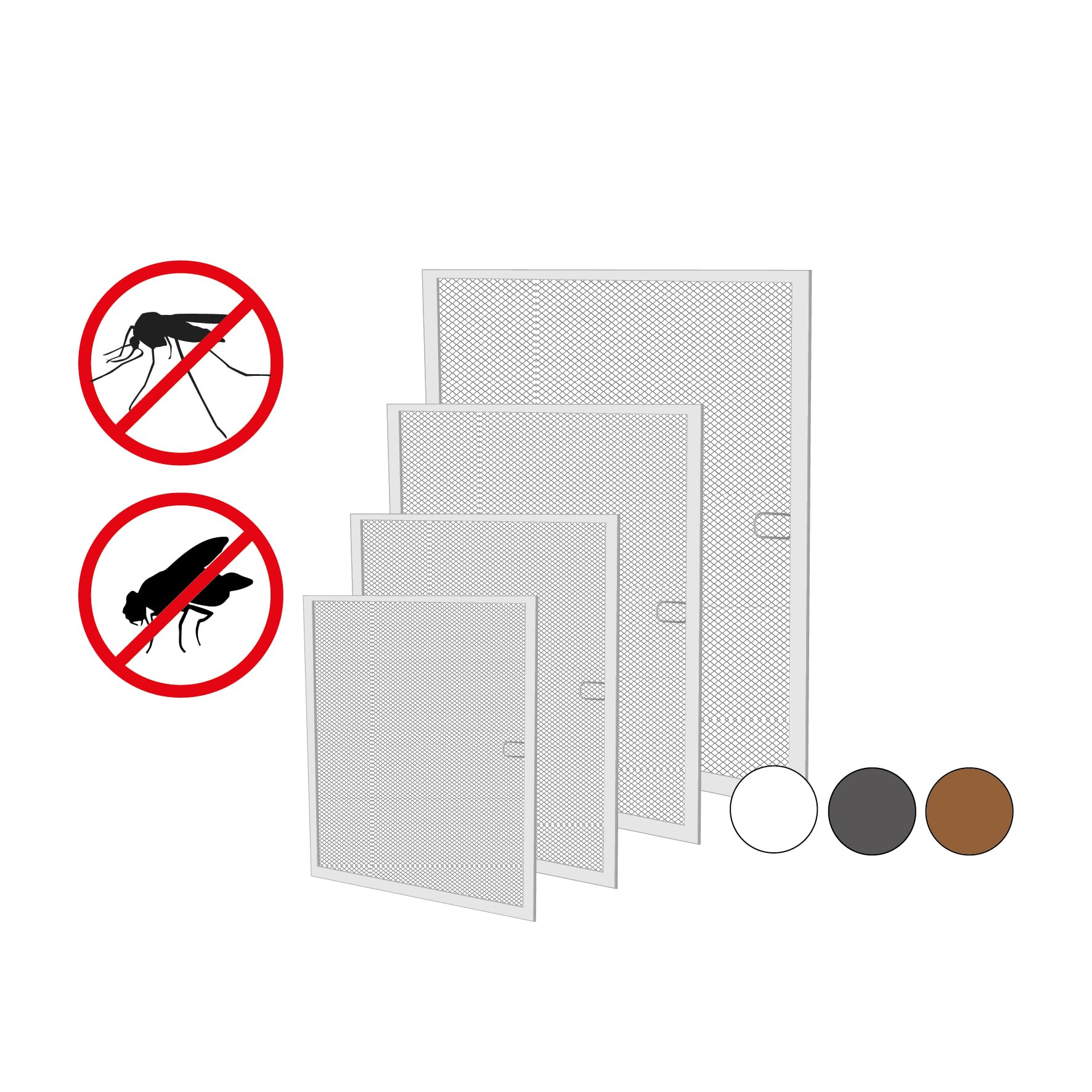 Fliegengitter Fenster katzensicher nach Maß Insektenschutz DIY Fliegengitter Fenster mit Rahmen als Bausatz individuell auf das Wunschmaß zugeschnitten günstig und effizient