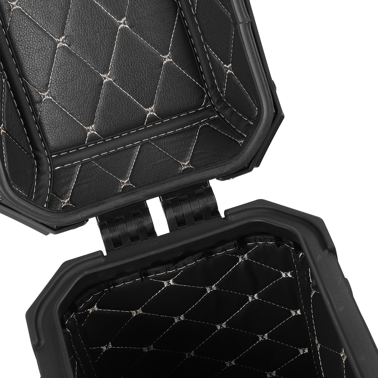 Generic Kufer Boczny Motocykla 38L Wodoodporny, Szybko Zamykany Schowek Boczny ze Stopu Aluminium na bagaż na (BLACK)