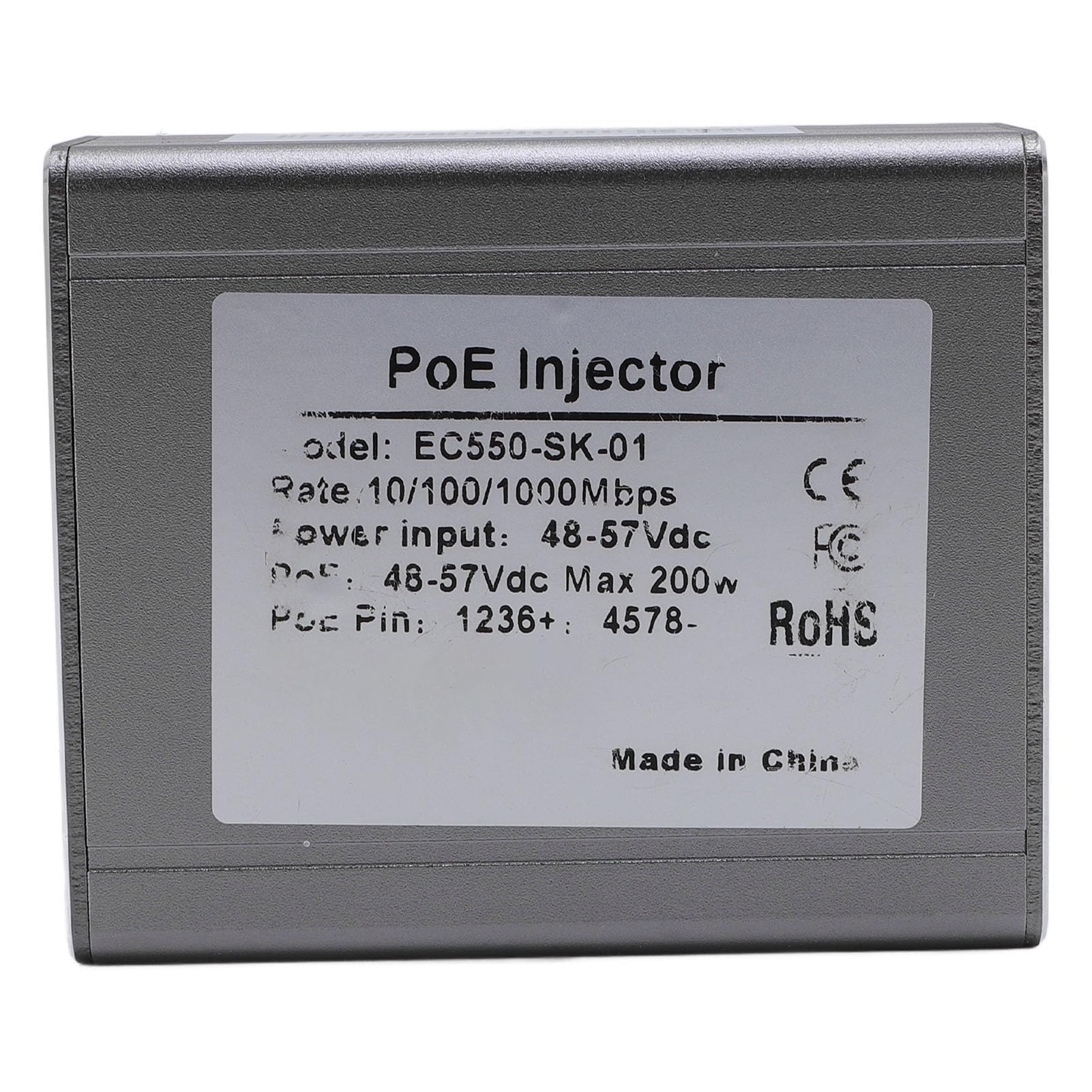 POE 200w Iniettore, Input 36-48VDC 48-57VDC Stiture Connessione Stabile Iniettore GIOBIT POE per il Dish Anpern Gen 3